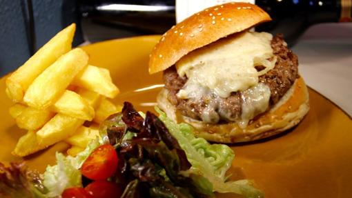 Hamburguesa en La Gamella