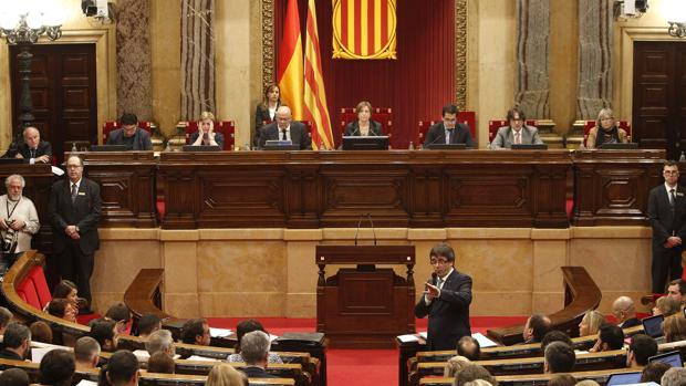 Sesión de control al presidente de la Generalitat, Carles Puigdemont