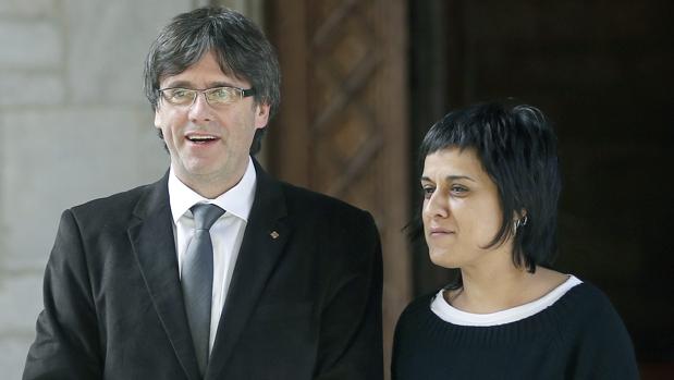 Carles Puigdemont y Anna Gabriel