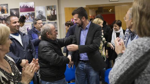 El secretario general del PSCyL, Luis Tudanca, mantuvo un encuentro con militantes y simpatizantes de la agrupación local del PSOE de Zamora