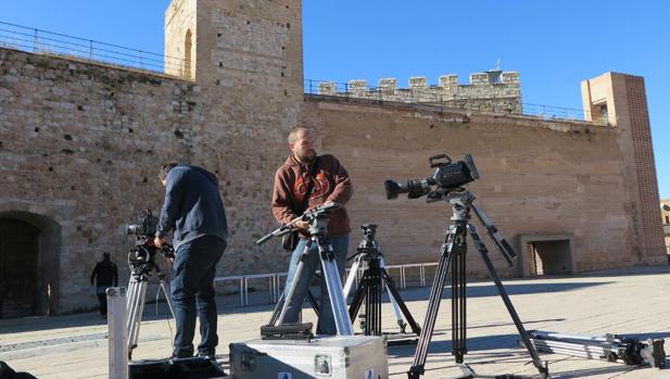 Imatge de la gravació de l'audiovisual a Requena