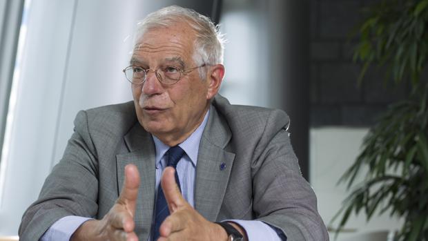 Josep Borrell, el pasado junio, en una entrevista con ABC