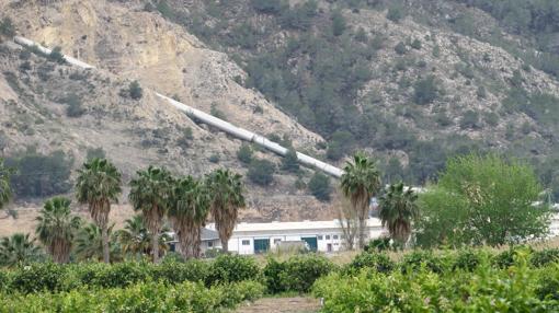 Canalización del trasvase Tajo-Segura a su paso por Orihuela