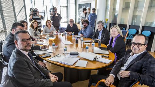 Imagen de la reunión del Consejo Rector celebrada este jueves