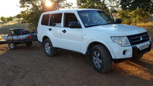 El todoterreno Mitsubishi Montero robado por los ladrones