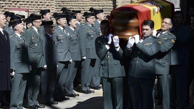 Imagen del funeral por el guardia civil José Antonio Pérez