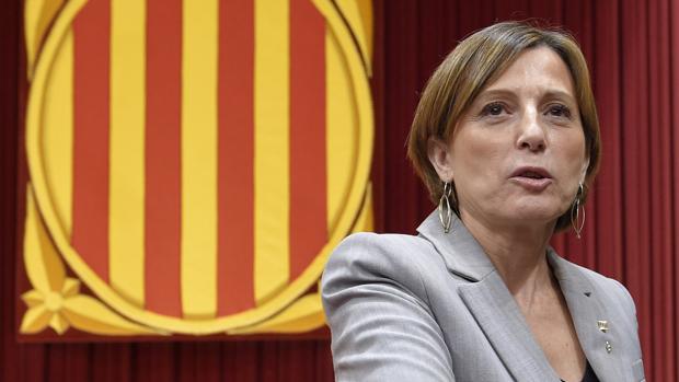 La presidenta del Parlamento de Cataluña, Carme Forcadell