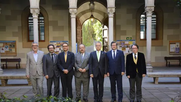Los siete candidatos al rectorado de la Universitar de Barcelona