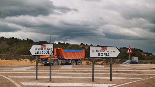 Obras en la Autovía del Duero