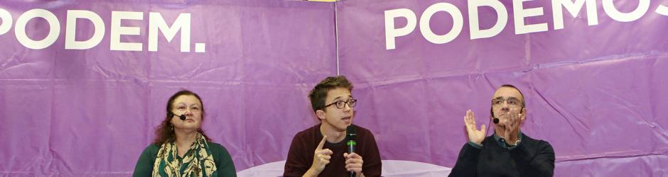 Íñigo Errejón junto al diputado Juan Pedro Yllanes