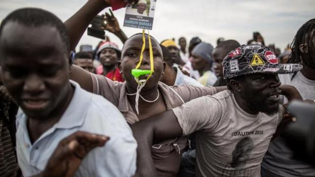 Movilizaciones en Gambia