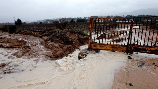 Imagen del desbordamiento del río Clariano