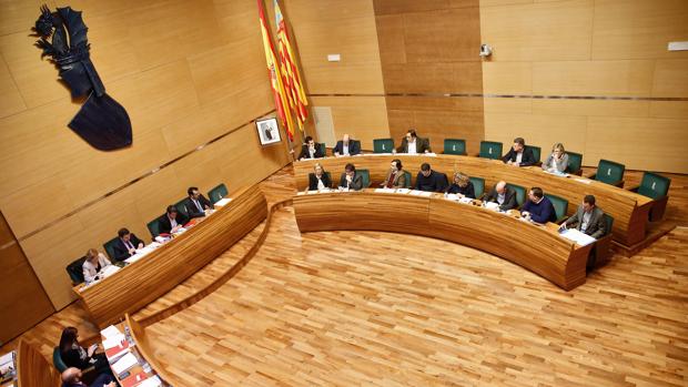 Imagen del pleno de la Diputación de Valencia celebrado este jueves