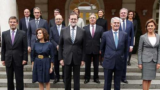 Los ministros del nuevo Ejecutivo de Mariano Rajoy