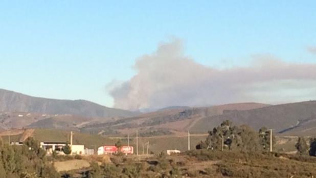El incendio en la localidad orensana de Vilariño de Conso ha arrasado 50 hectáreas de monte