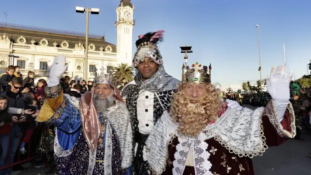Imagen de la cabalgata de Reyes de Valencia en la edición pasada