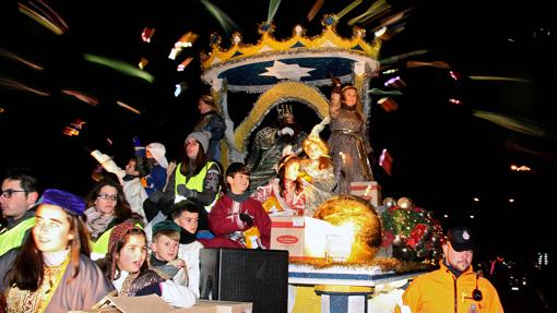 Cabalgata de los Reyes Magos en León, en 2016