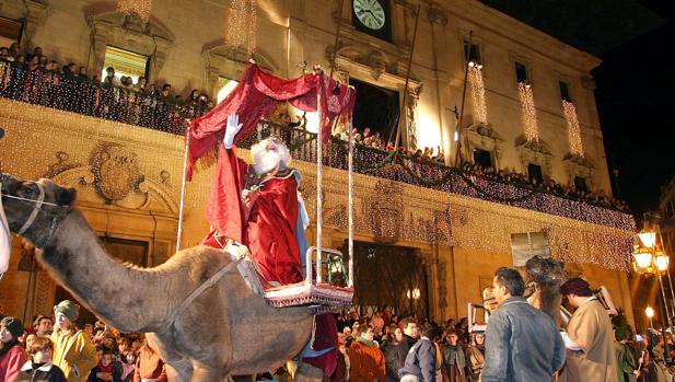 Foto de archivo de la cabalgata de Palma de hace unos años