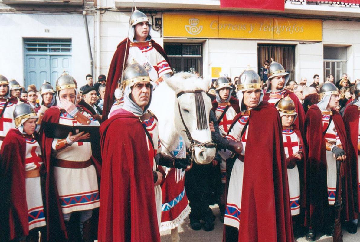 Las tropas cristianas de Valverde del Júcar, en una imagen de archivo