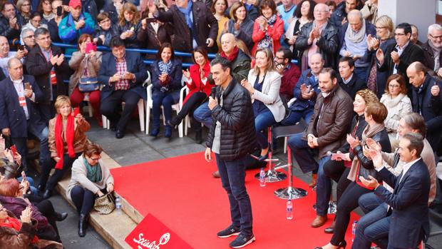 Imagen del acto de apoyo a Pedro Sánchez celebrado el pasado mes de noviembre en Xirivella