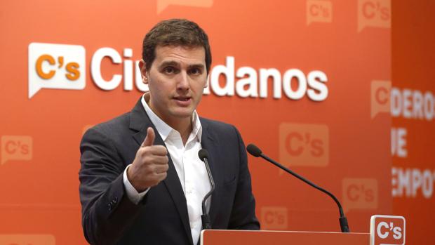 Albert Rivera, presidente de Ciudadanos