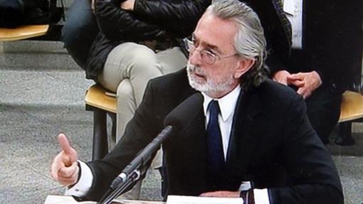 Francisco Correa, durante su declaración en el juicio de la Gürtel