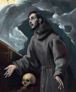 «La estigmatización de san Francisco» hacia 1580, de El Greco. Colección Abelló