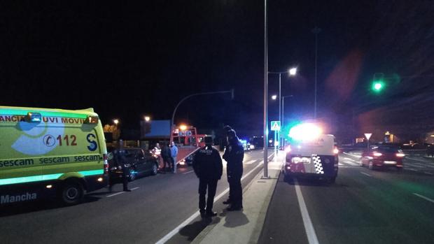 Momento en que se produjo el atropello en el Puente de Príncipe de Talav era