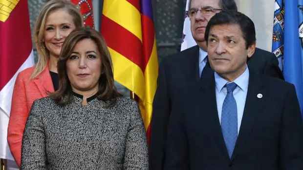 Cristina Cifuentes (Madrid), Susana Díaz (Andalucía), Javier Fernández (Asturias), Juan Vicente Herrera (Castilla y León)