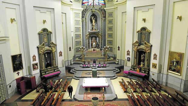 Planta del templo de San Sebastián