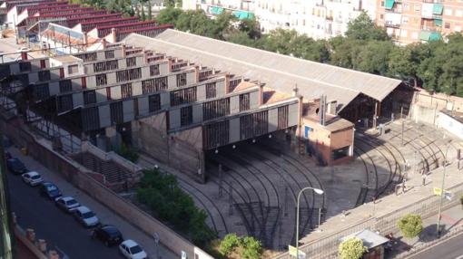 Estado actual de las cocheras de Metro de Cuatro Caminos