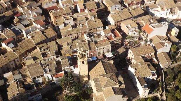 Vista panorámica de Orxeta (Alicante)