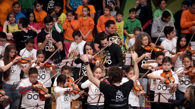 Orquesta «In Crescendo» del área socioeducativa de la Oscyl