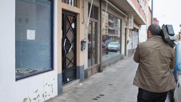 Portal de la calle Arapiles, en el barrio de Los Bloques, en Zamora, donde tuvo lugar el suceso