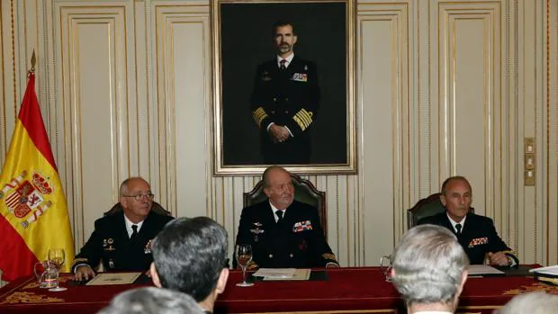 Don Juan Carlos ha presidido este jueves la reunión del Real Patronato del Museo Naval