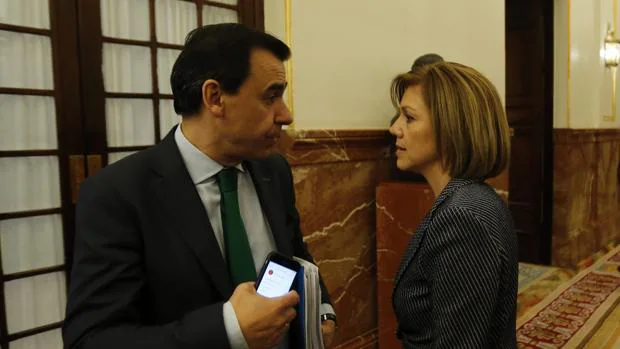 Martínez-Maíllo y Cospedal en el Congreso de los Diputados