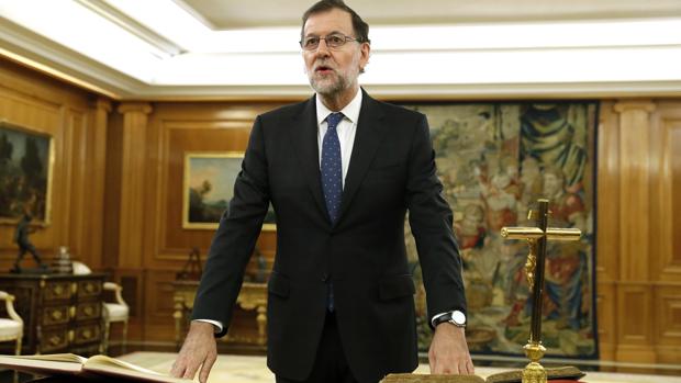 Mariano Rajoy jura el cargo, el pasado 31 de octubre