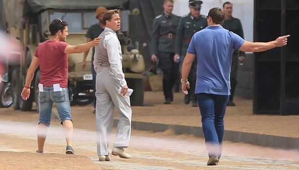 Rodaje de una película, Allied, protagonizada por Brad Pitt, en Gran Canaria