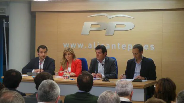 Reunión de la Junta Directiva Provincial del PP en Alicante