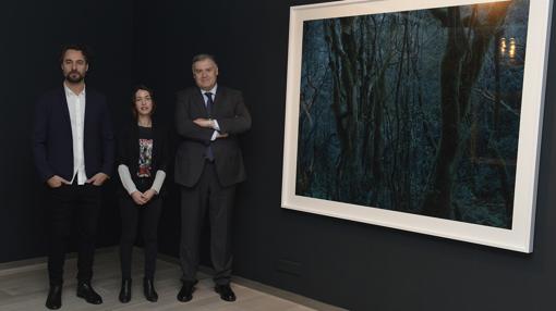 Imagen de la presentación de la exposición «The space between», de Juan Fabuel