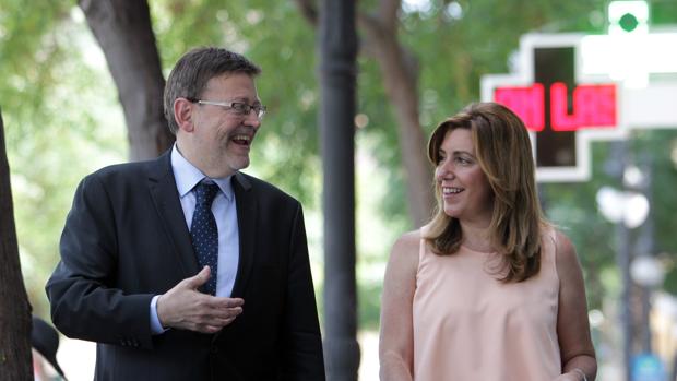 Imagen de archivo de Ximo Puig y Susana Díaz