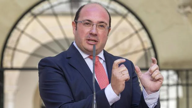 Pedro Antonio Sánchez, presidente de la región de Murcia