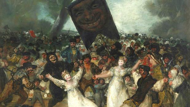 La obra de Francisco de Goya que representa el entierro de la Sardina