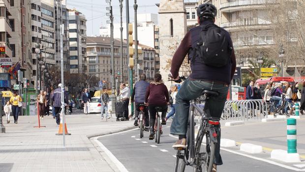 Imagen del nuevo anillo ciclista de Valencia