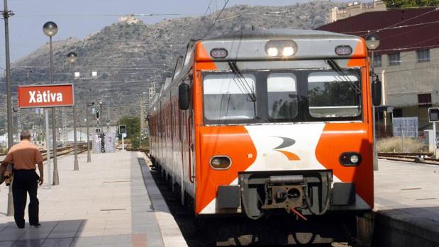 Estación de tren en Xàtiva