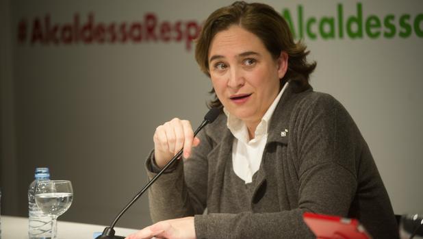 Ada Colau, durante una conferencia reciente