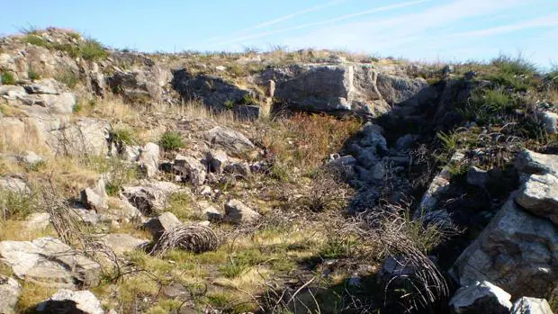 Explotación en el macizo granítico de Santiago que, junto al macizo de Padrón, suministró piedra a la ciudad para muchos de sus monumentos