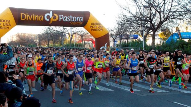 Imatge d'una de les carreres del circuit Divina Pastora celebrada a València