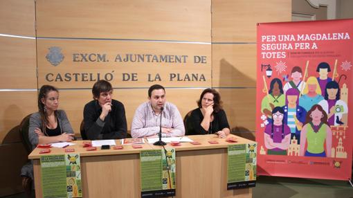 Imagen de la presentación de la campaña en el Ayuntamiento de Castellón