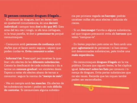 Una guía presentada por el Ayuntamiento de Castellón y la Generalitat da consejos para consumir drogas